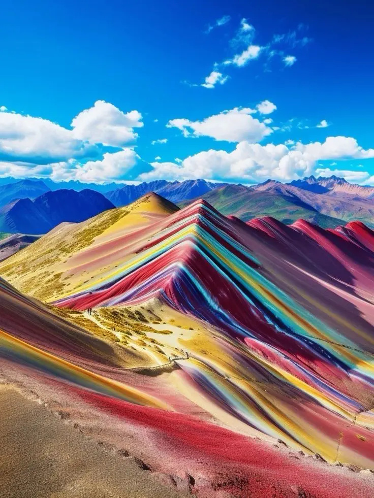 montaña de colores